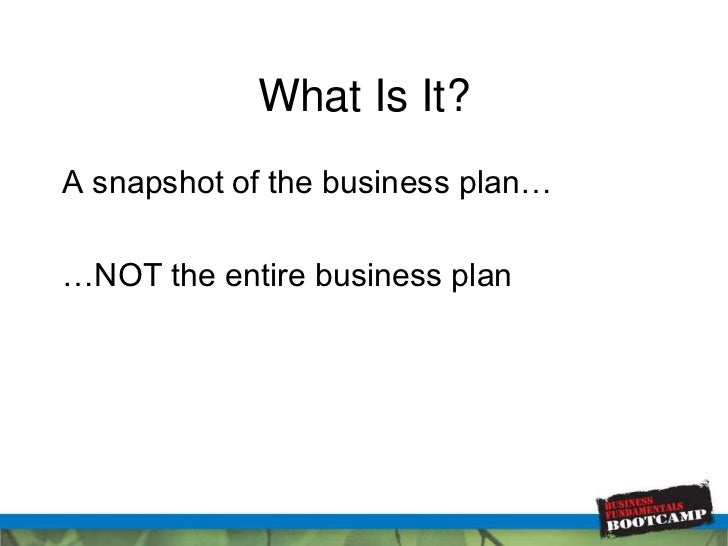 creating an effective business plan executive summary