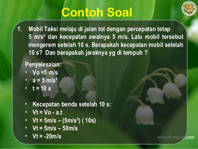 Fisika - GLBB
