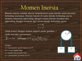 •
Momen Inersia
 