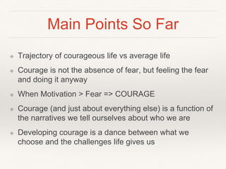 The Art of Living Courageously Week 8: Managerial Courage | PPTX
