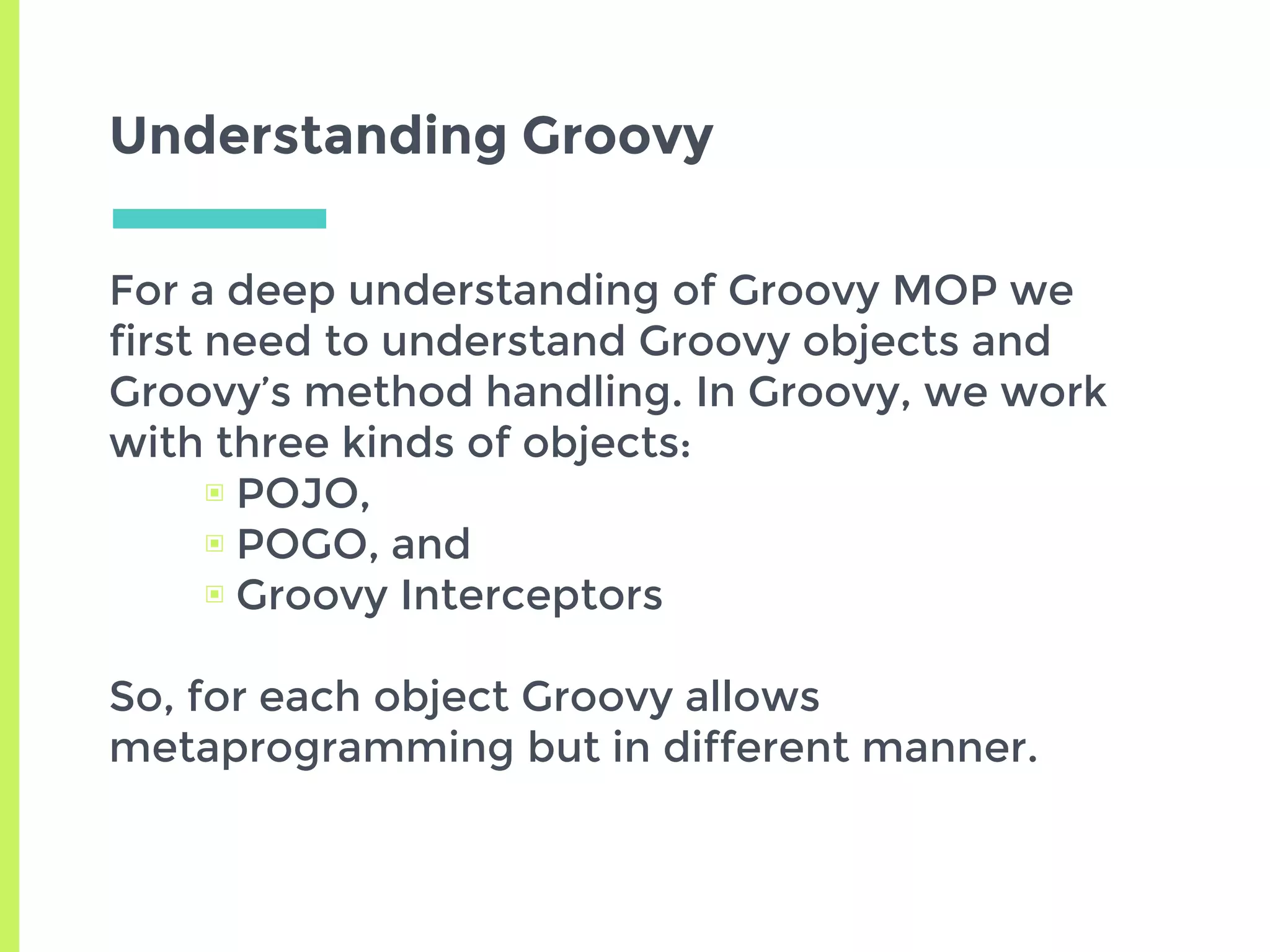 Metaprogramming with Groovy | PPTX