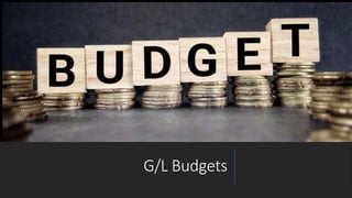 G/L Budgets
 
