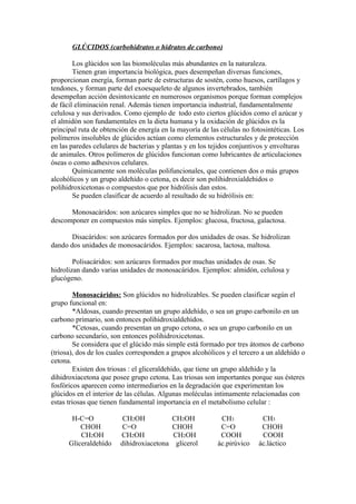 Glúcidos | PDF