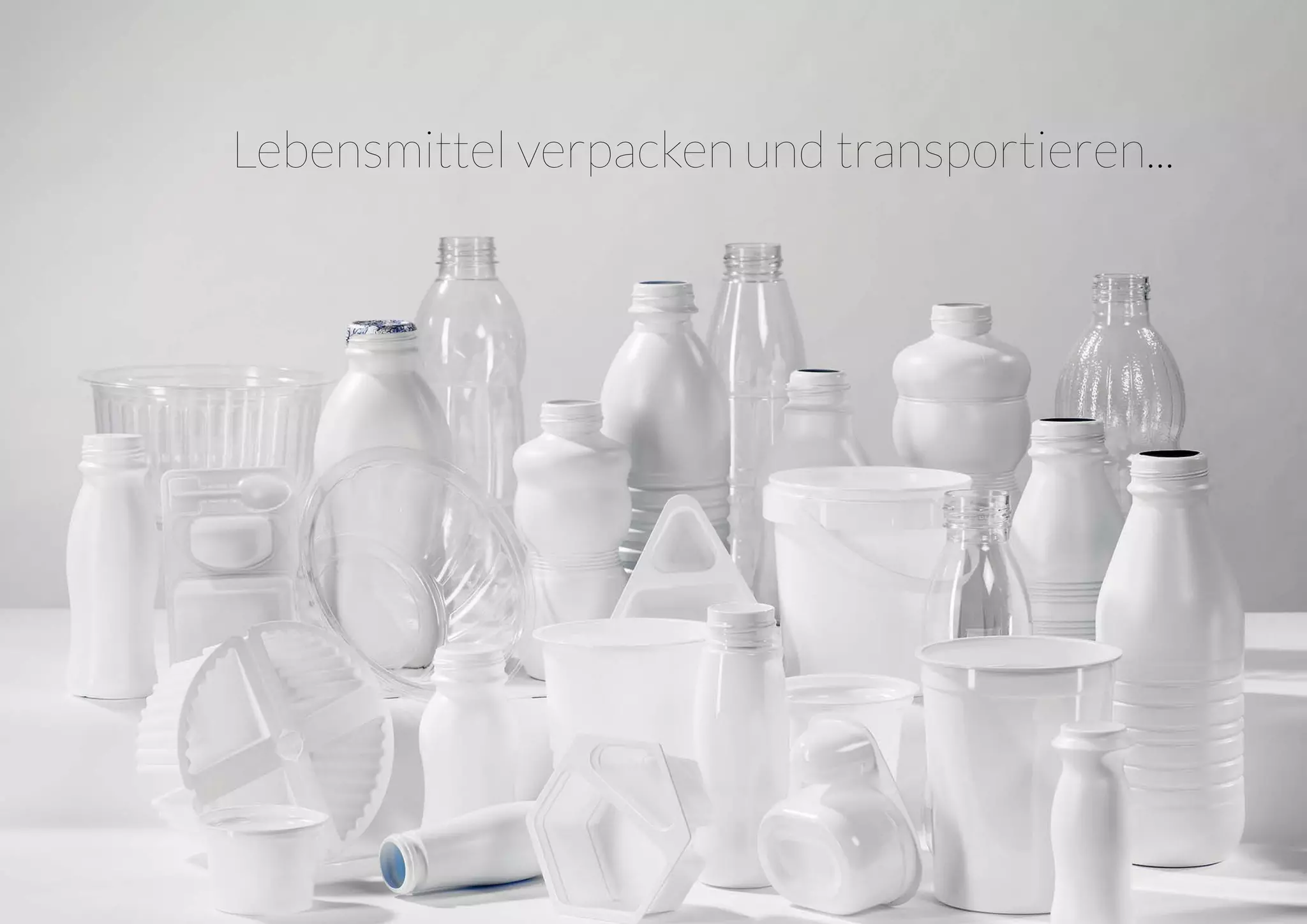 Lebensmittel verpacken und transportieren...
