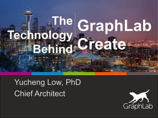 The
Technology
Behind
Yucheng Low, PhD
Chief Architect
GraphLab
Create
 