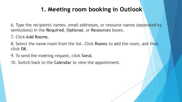 Booking A Meeting Room In Outlook Booking A Meeting Room In Outlook