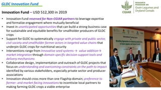 ICRISAT Global Planning Meeting 2019:CGIAR Research Program Grain Legumes and Dryland Cereals (CRP-GLDC) by Kiran K Sharma