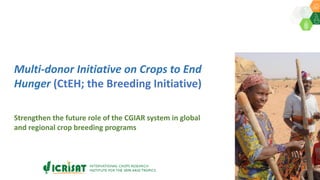 ICRISAT Global Planning Meeting 2019:CGIAR Research Program Grain Legumes and Dryland Cereals (CRP-GLDC) by Kiran K Sharma