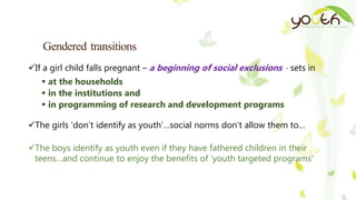 Gendered youth transitions to adulthood in the Drylands: Implications for targeting