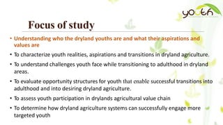 Gendered youth transitions to adulthood in the Drylands: Implications for targeting