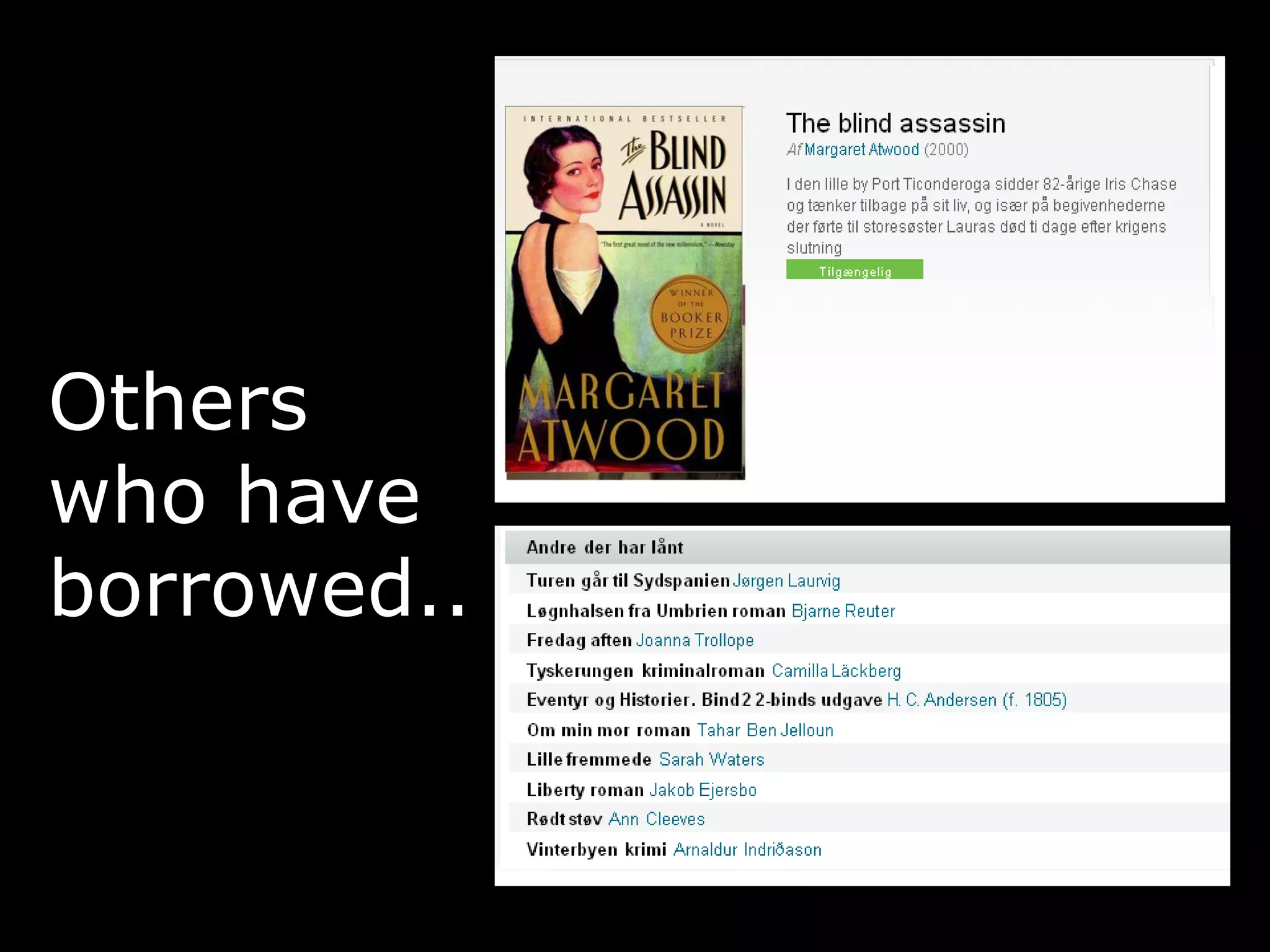 Others
who have
borrowed..
 