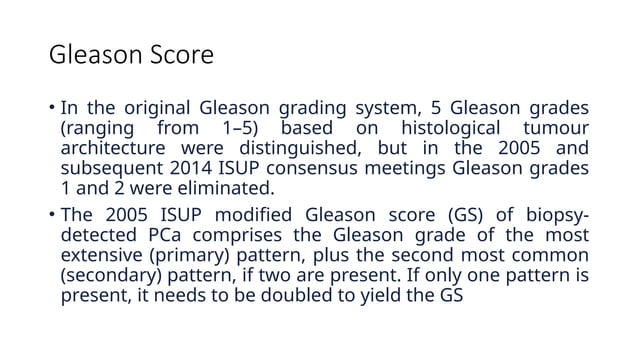 Gleason Score perhitungan untuk cancer prostat | PPTX