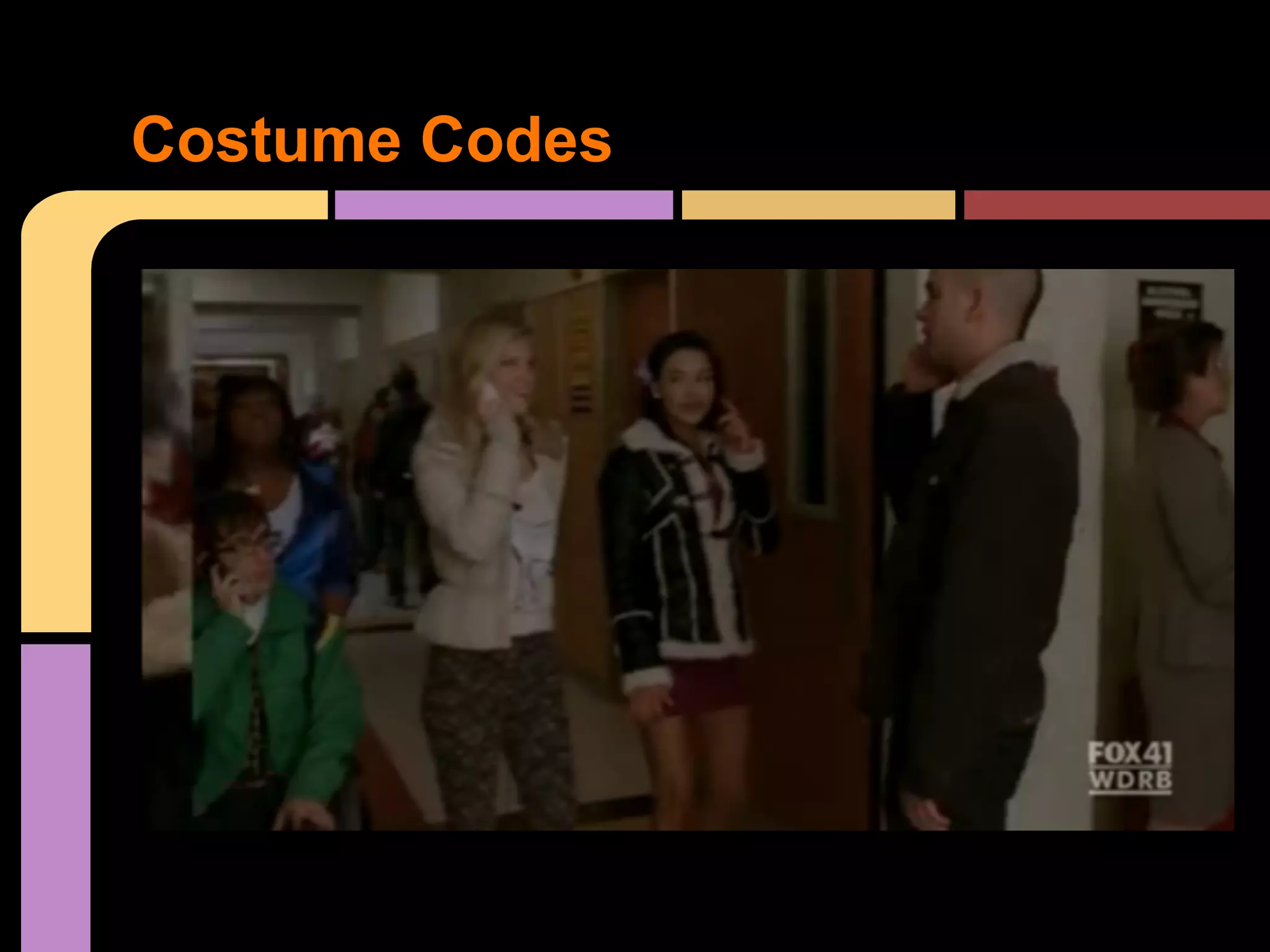 Glee Mise En Scene TV Genre Presentation