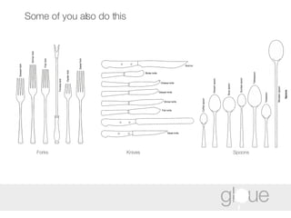 Some of you also do this Forks Knives Spoons 