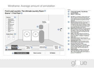 Wireframe: Average amount of annotation 