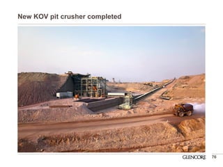 New KOV pit crusher completed 
76  