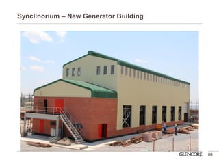 Synclinorium – New Generator Building 
86  