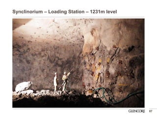 Synclinorium – Loading Station – 1231m level 
87  