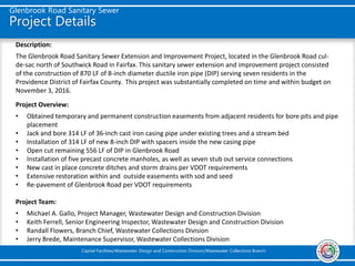 Glenbrook Road Sanitary Sewer Extension and Improvement Project | PPTX