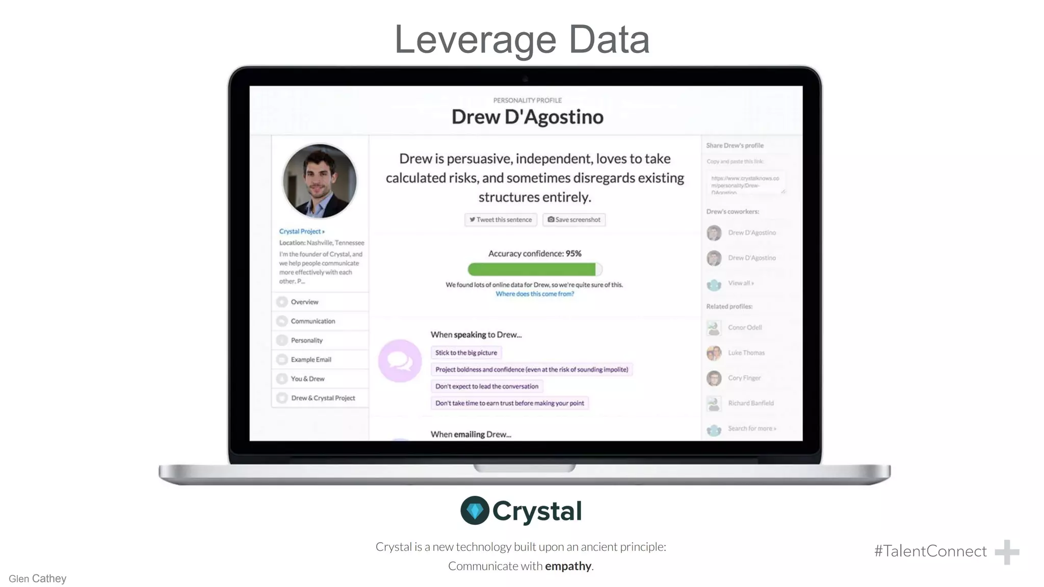 Leverage Data
Glen Cathey
 
