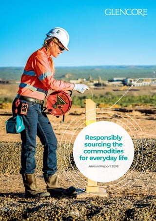 Responsibly
sourcing the
commodities
for everyday life
Annual Report 2018
 