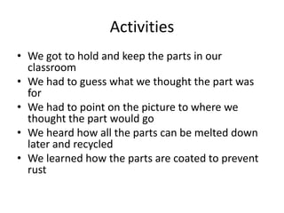 LIGHTING THE BUILDING AT NIGHT