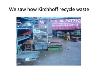 ActivitiesWe got to hold and keep the parts in our classroomWe had to guess what we thought the part was forWe had to point on the picture to where we thought the part would goWe heard how all the parts can be melted down later and recycledWe learned how the parts are coated to prevent rust