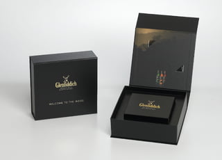 Glenfiddich, Custom Dimensional Invite Box by Sneller