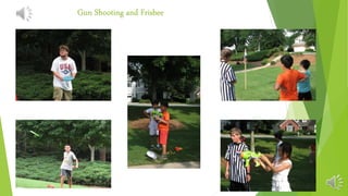 Gun Shooting and Frisbee
 