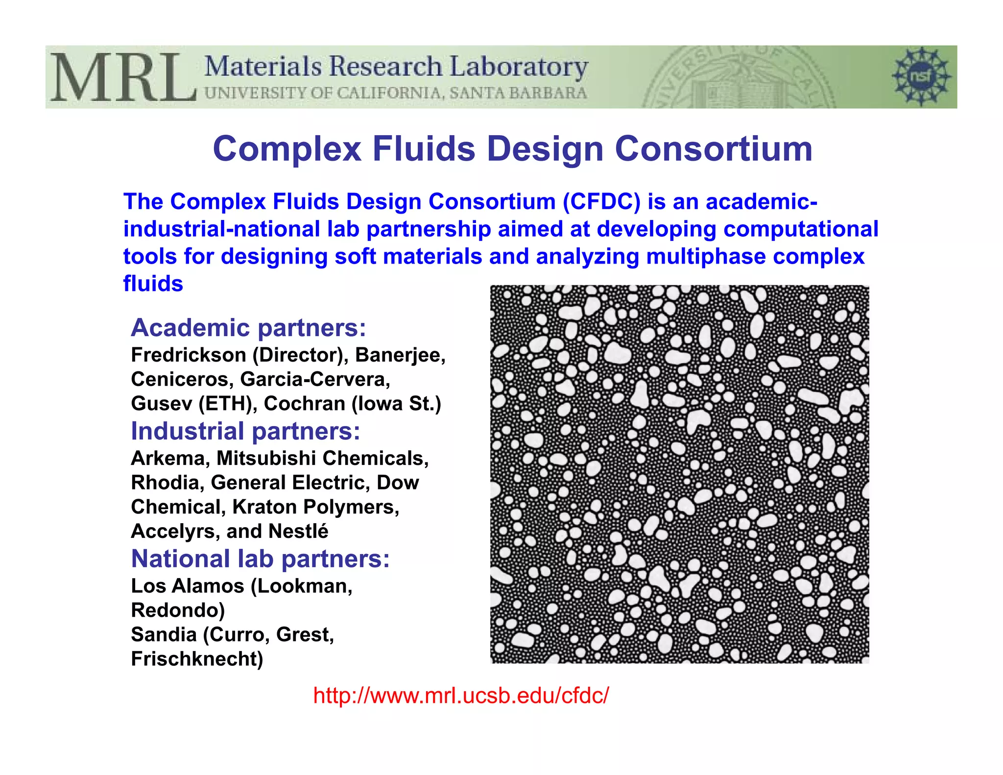 Glenn Fredrickson of UCSB