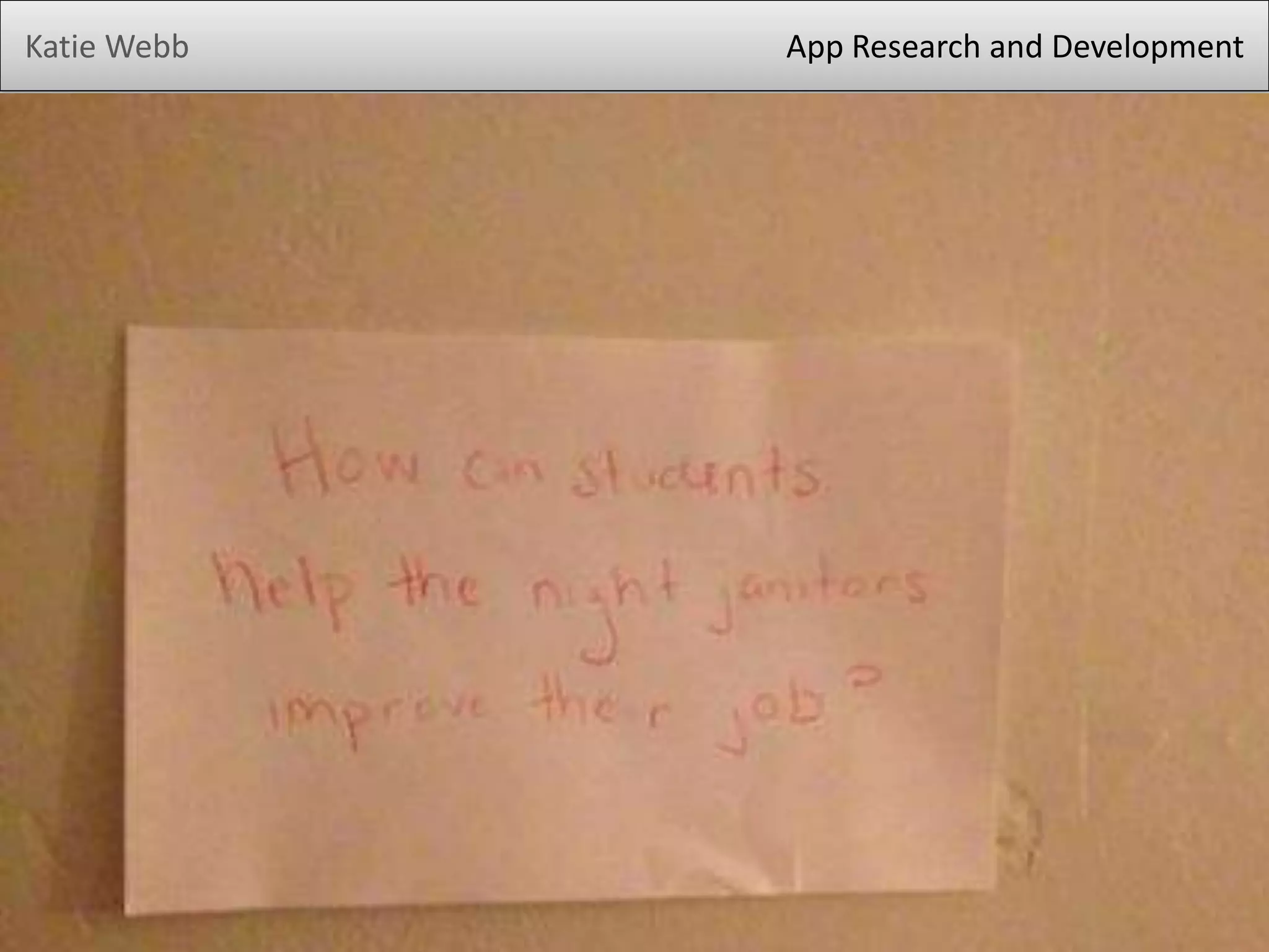 Katie Webb

App Research and Development

 