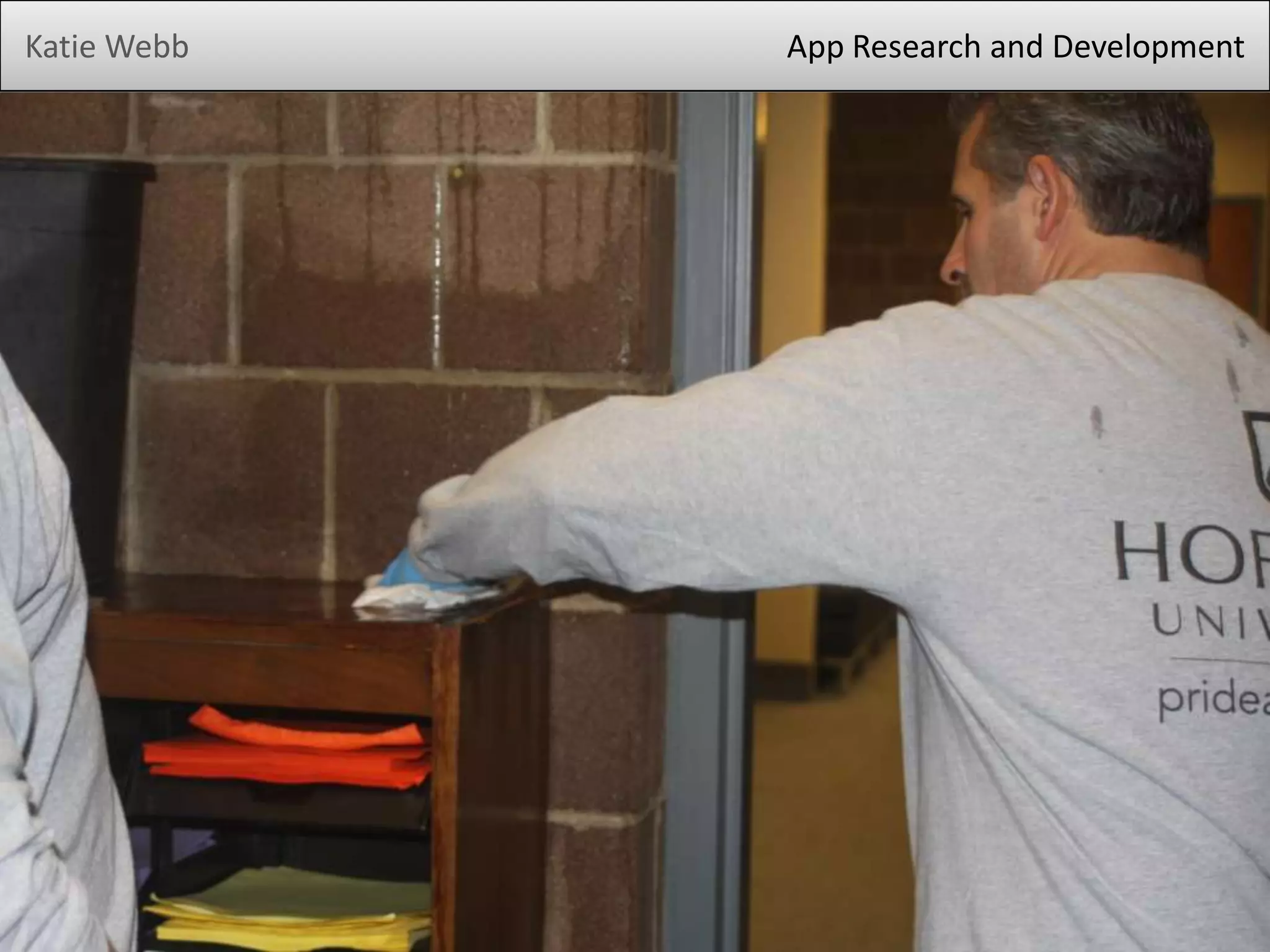 Katie Webb App Research and Development
 