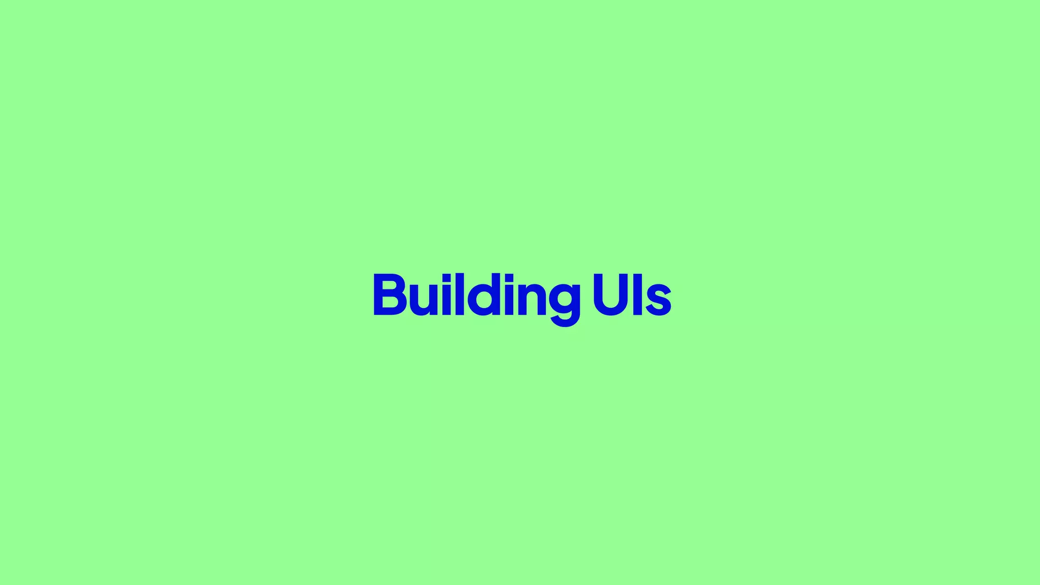 BuildingUIs
 