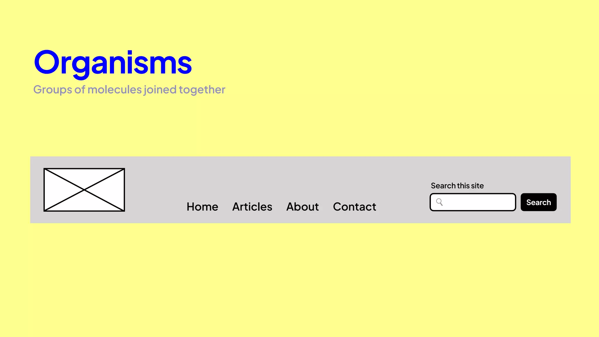 Groups of molecules joined together
Organisms
Search
Search this site
Home Articles About Contact
 