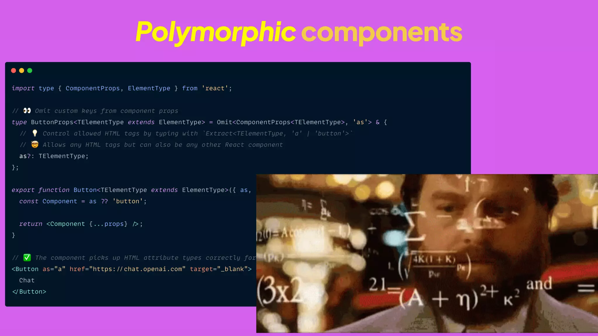 Polymorphiccomponents
 