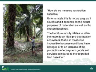 A personal take on forest landscapes restoration in Africa
