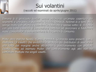 Segmenti di consumoPosizionamento principali marche