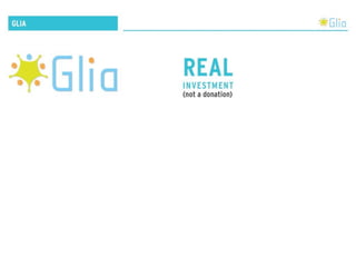 My final MBA capstone presentation: Glia Business Plan, August 2011