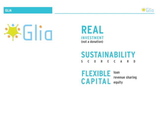 My final MBA capstone presentation: Glia Business Plan, August 2011
