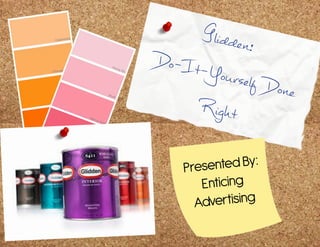 lidden:Do-It-Yourself DoneRight
Presented By:
Enticing
Advertising
G
 