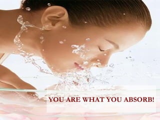 YOU ARE WHAT YOU ABSORB! 