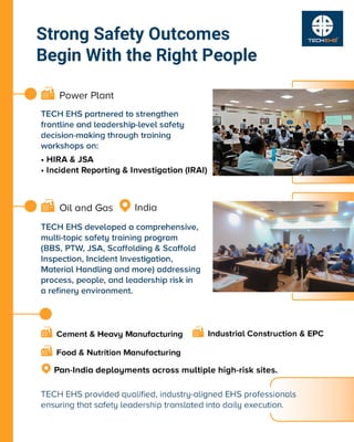 GLIMPSE OF 2025 -- TECH EHS Solution | 18 Years of EHS Experties | PDF