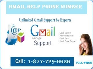 Get a hold quality support service through Gmail Phone Number 1-877-729-6626