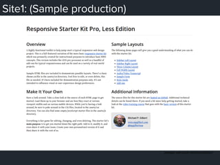 Site1: (Sample production)
Sample	
  site	
  from	
  Michael	
  Gilbert	
  
 