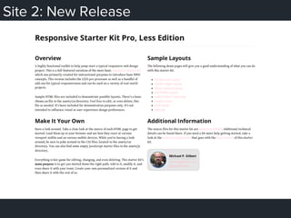 Site 2: New Release
 