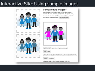 Interactive Site: Using sample images
 