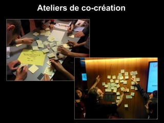 Ateliers de co-création
 