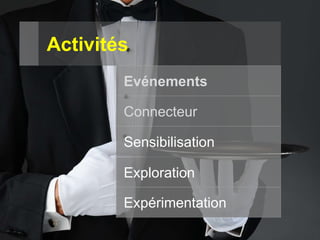 17.10.2018 - Page 19
Département de la sécurité et de l'économie
Direction générale des systèmes d'information
Activités
Evénements
Connecteur
Sensibilisation
Exploration
Expérimentation
 