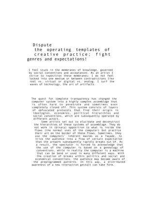 Glitch Studies Manifesto | PDF