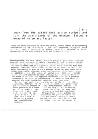 Glitch Studies Manifesto | PDF